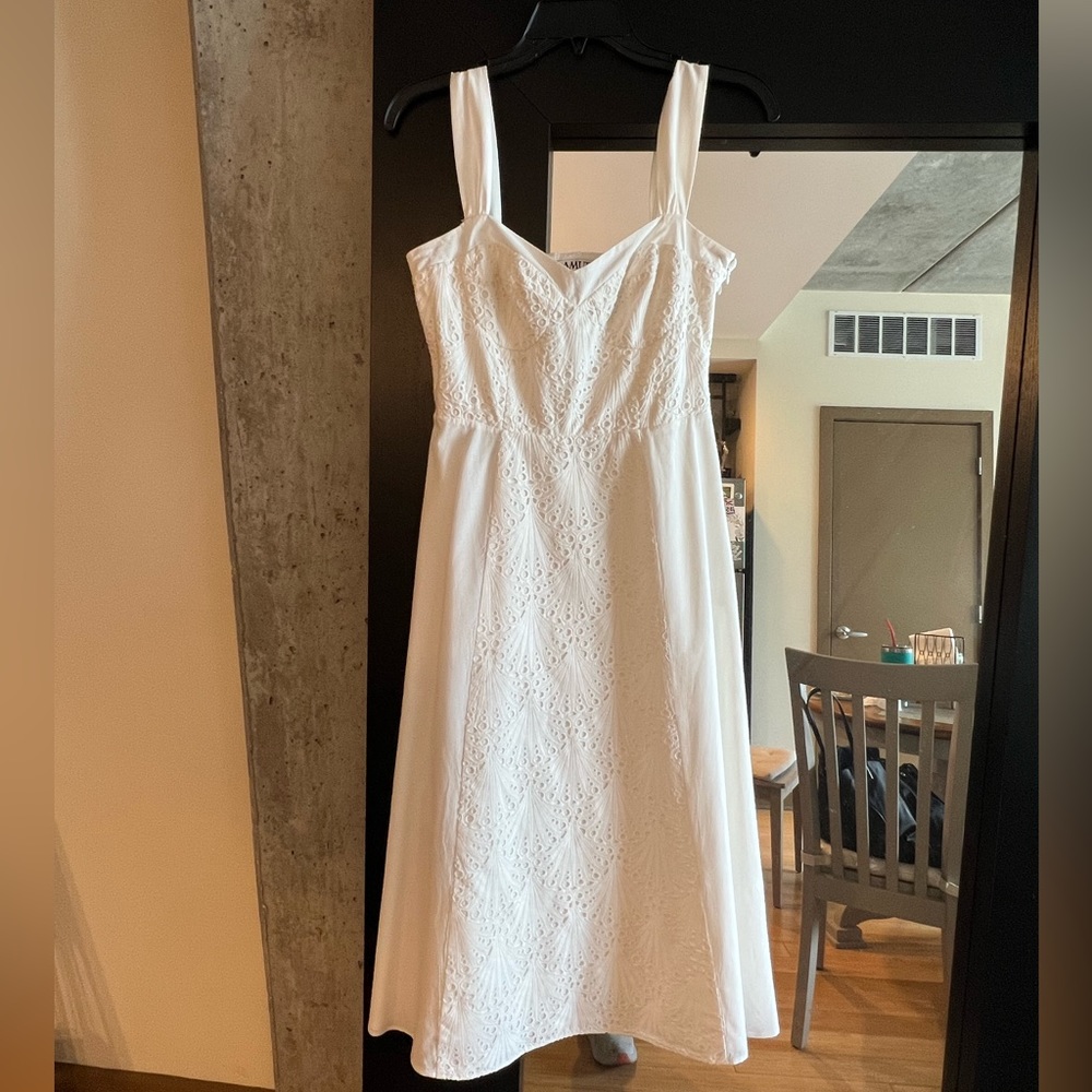 Orla eyelet midi dress - Picture 4 of 7